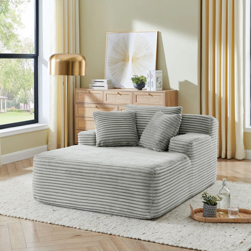 Modern Single Lazy Sofa Lounge Chair With High Density Foam by HouseOfZazla