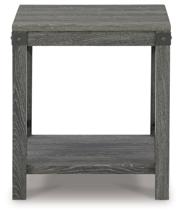 Freedan - Square End Table - Grayish Brown, photo 2 of 7