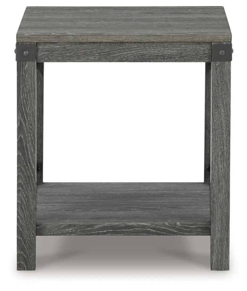 Freedan - Square End Table - Grayish Brown by Unique Piece Furniture