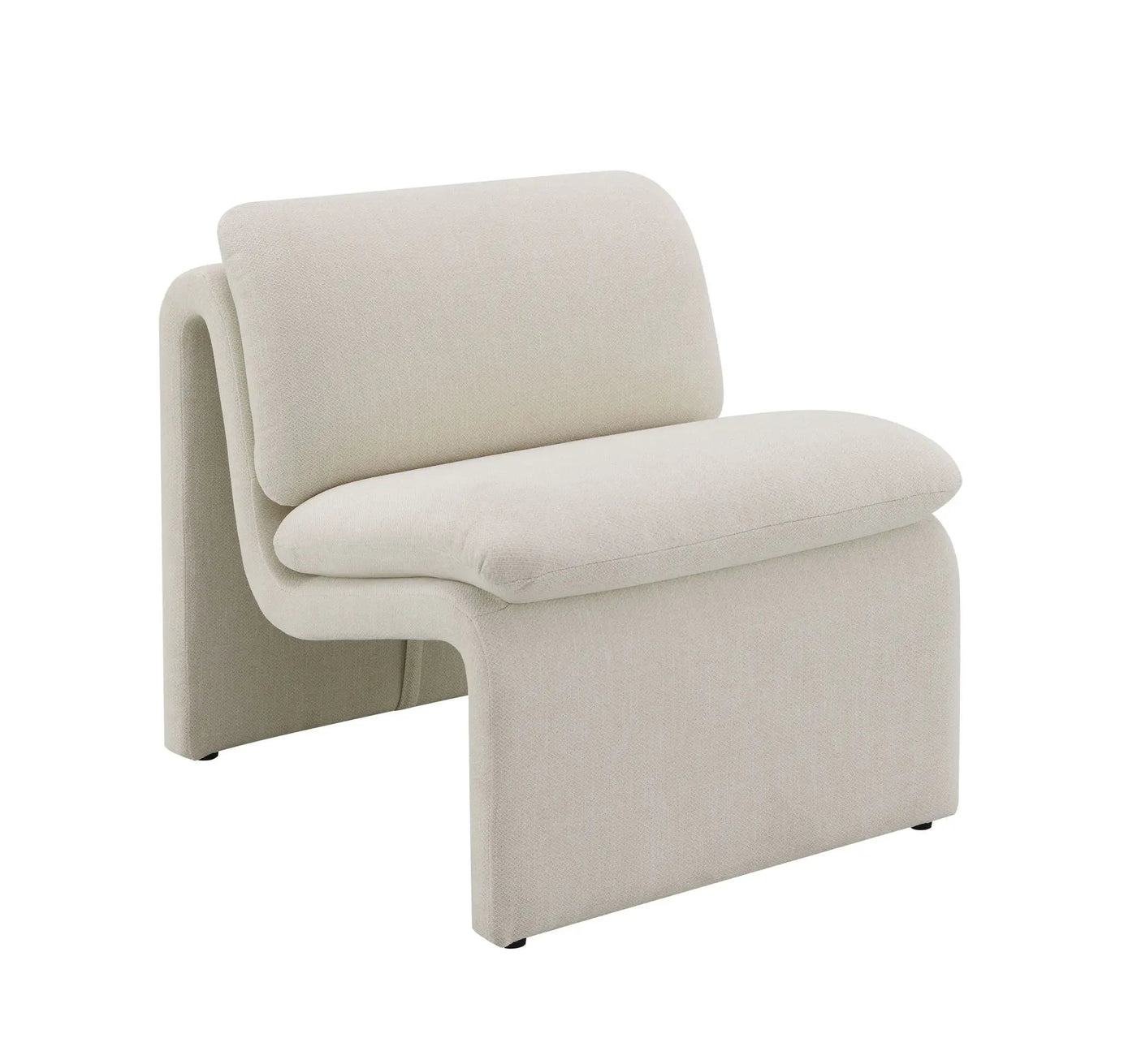 Jaeda - Innovative Elegance Accent Chair In Curved Shape by HouseOfZazla