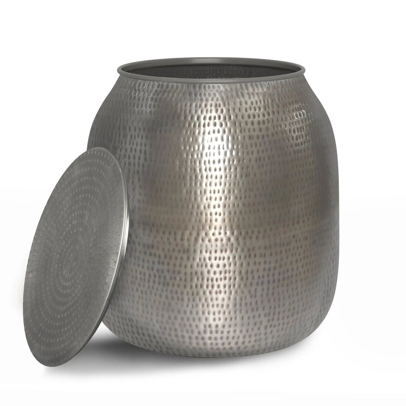 Griffen - Handcrafted Metal Storage Accent Table by HouseOfZazla