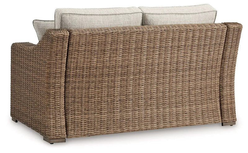 Beachcroft - Loveseat With Cushion - Beige by Unique Piece Furniture