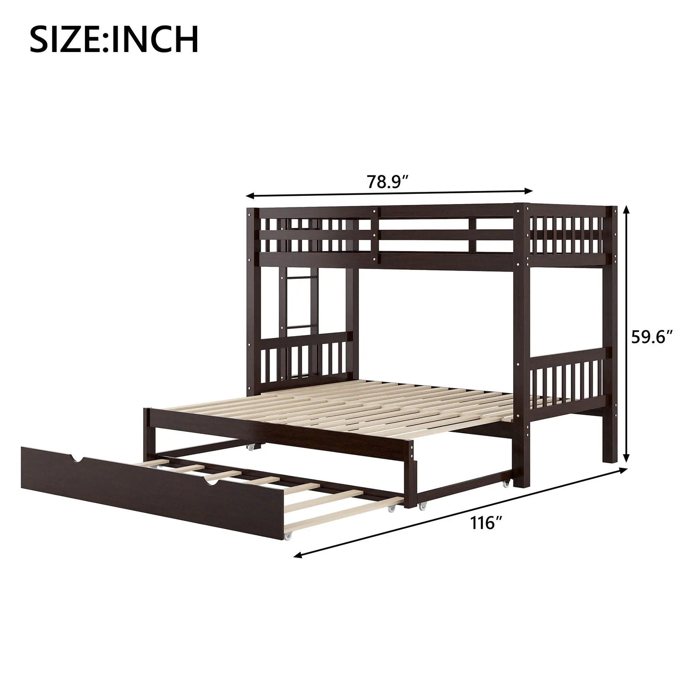 Smooth Mobility Bunk Bed With Trundle by HouseOfZazla