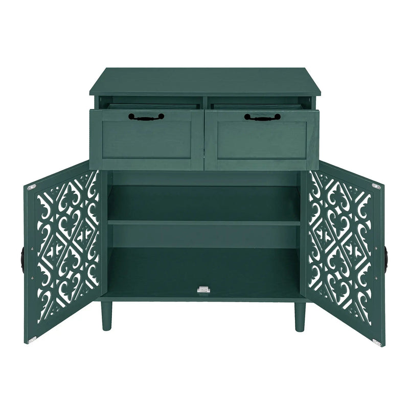 2 Door 2 Drawer Elegant Cabinet by HouseOfZazla