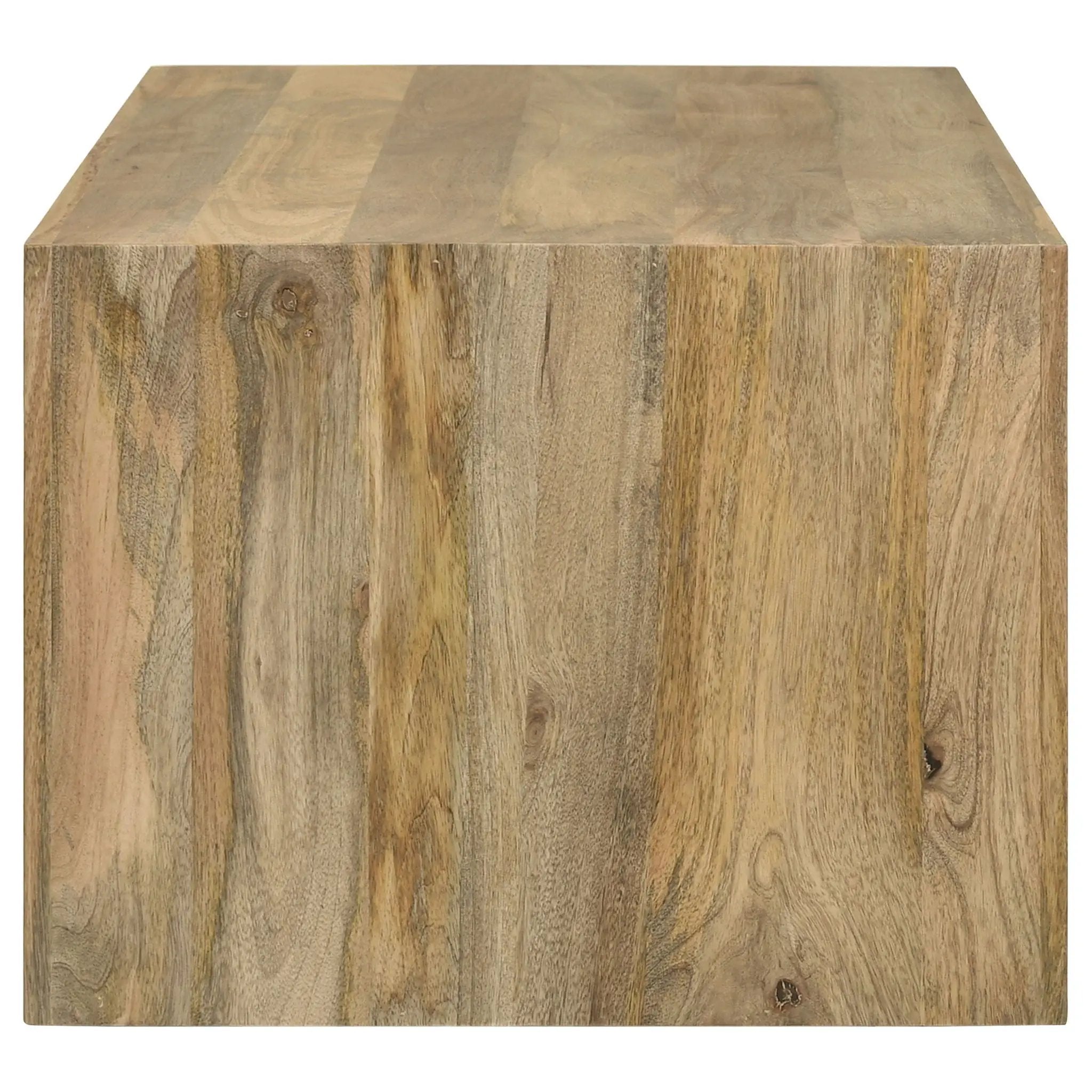 Benton Rectangular Solid Wood Coffee Table Natural by Unique Piece Furniture