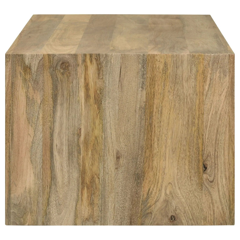 Benton Rectangular Solid Wood Coffee Table Natural by Unique Piece Furniture