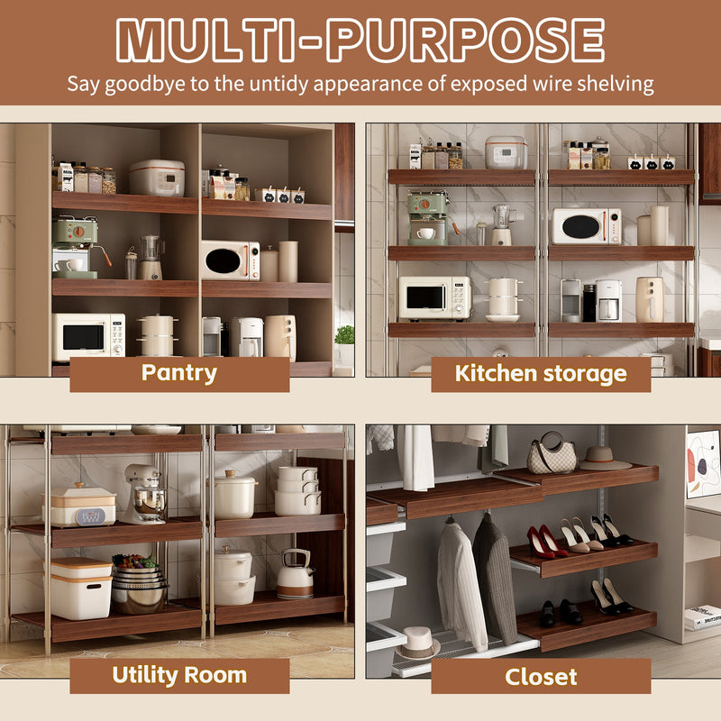 30" x 16" Heavy Duty MDF Wood Shelf Liners by HouseOfZazla