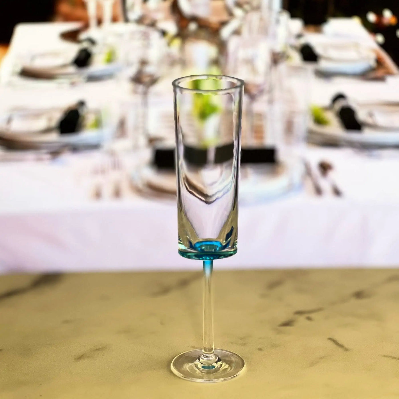 Oval Halo - Acrylic Champagne Flutes (Set of 4) by HouseOfZazla