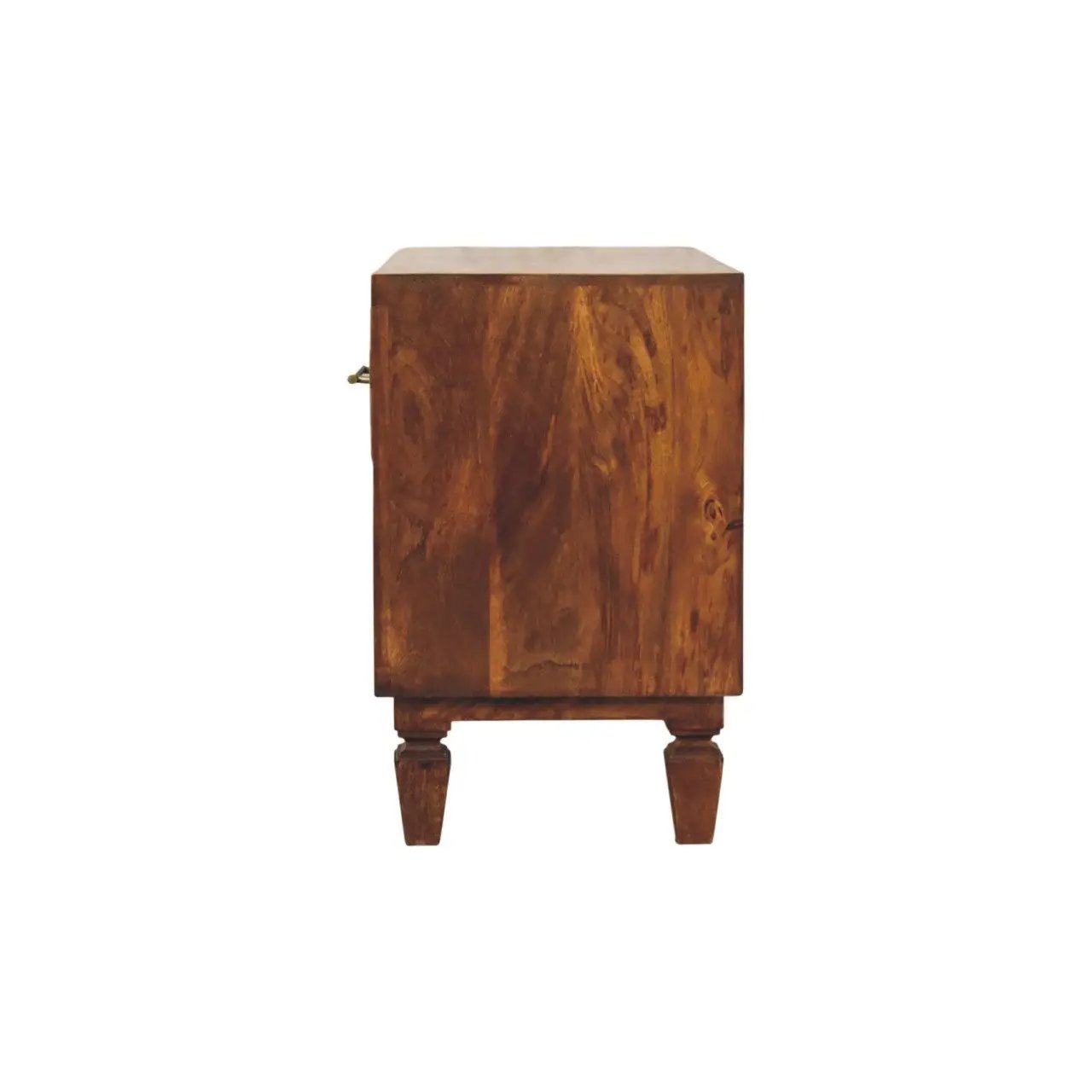 Solid Wood Cadiz Carved Shoe Bench by HouseOfZazla