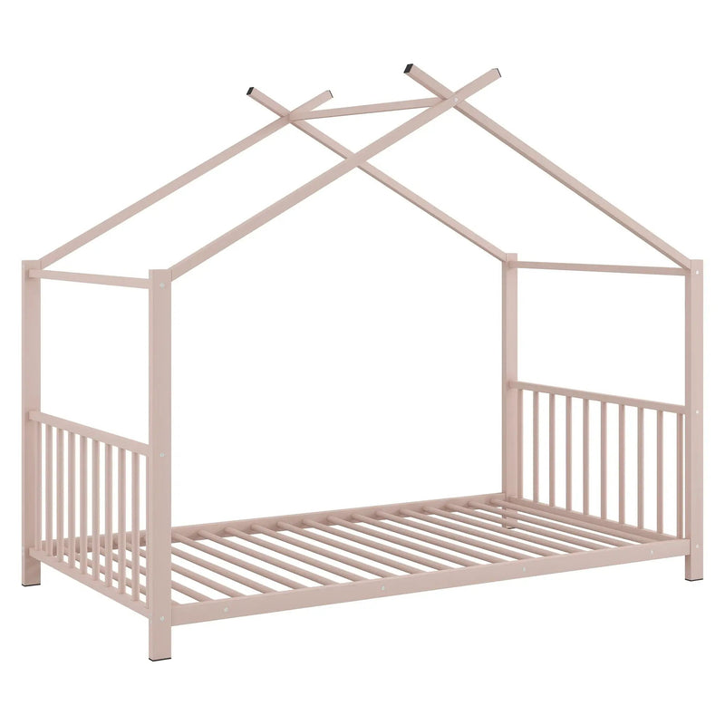 Metal House Platform Bed With Modern Design And Durable Frame by Unique Piece Furniture