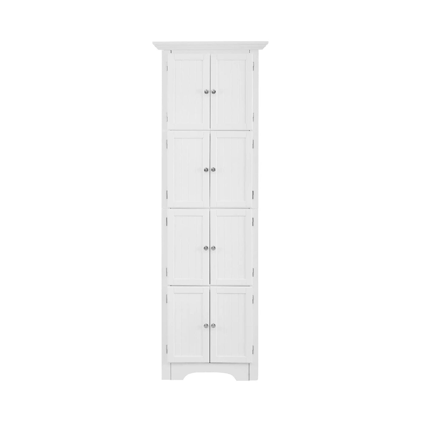 Tall Storage Cabinet With Doors And 4 Shelves For Living Room, Kitchen, Office, Bedroom, Bathroom, Modern by HouseOfZazla