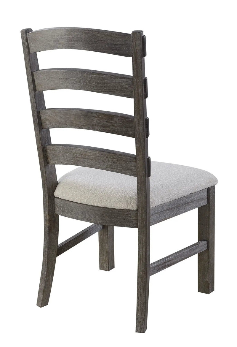 Upholstered Dining Chairs (Set of 2) - Brown - Wood by Unique Piece Furniture