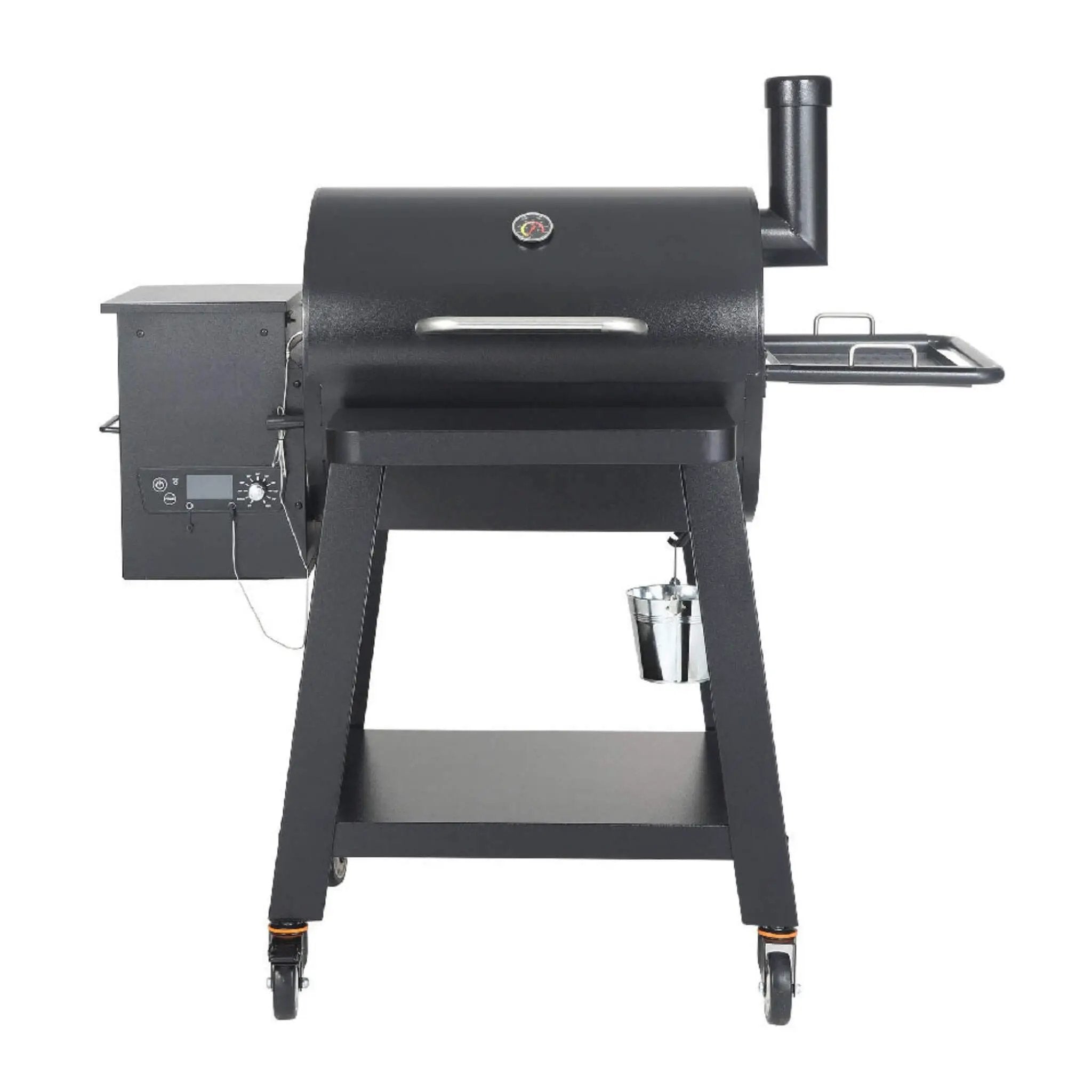 53-Inch Heavy-Duty Portable Wood Pellet BBQ Grill With Cart (SAK93641) by SAKSBY WHOLESALE