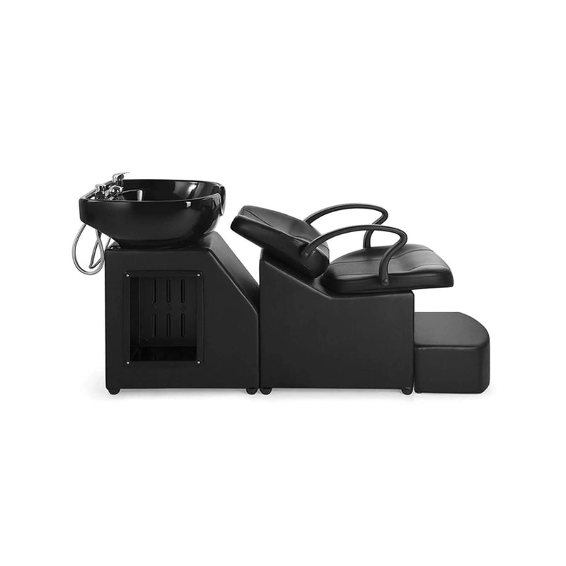 53-Inch Large Premium Salon Barber Backwash Shampoo Chair W/ Bowl, Sink & Footrest (SAK18745) by SAKSBY WHOLESALE