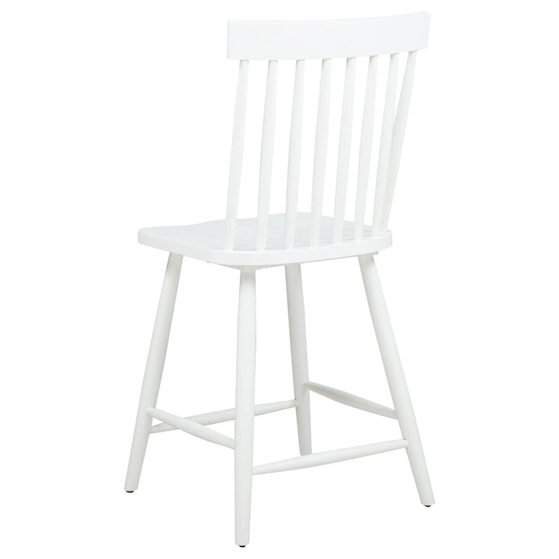 Andrews Windsor Counter Height Dining Side Chair White (Set of 2) by Unique Piece Furniture