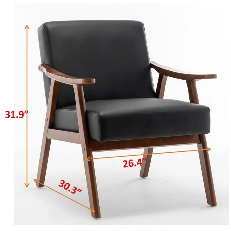 Accent Chair, Classic Mid Century Modern For Extra Seating by Unique Piece Furniture