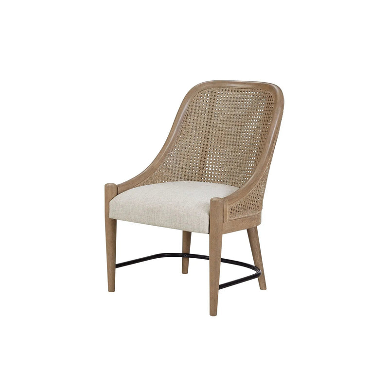 Cane Backed Host Chair Colored (Set of 2) - Sand by HouseOfZazla