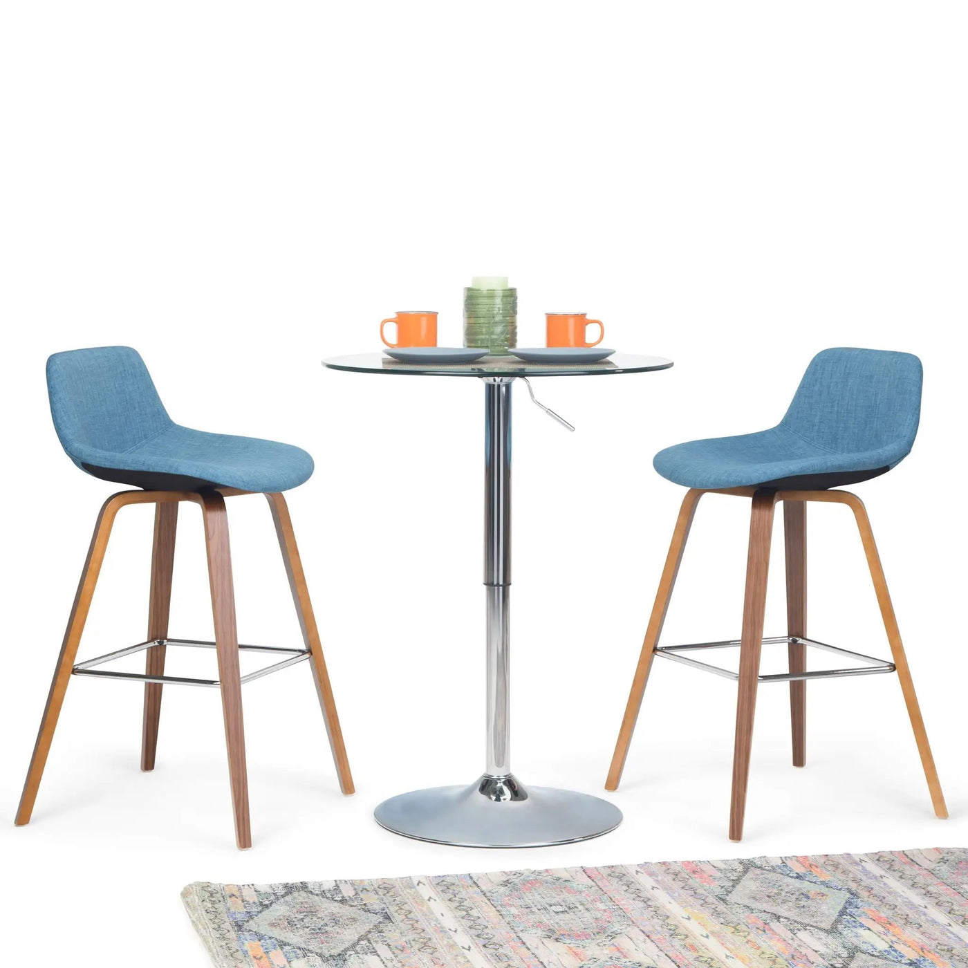 Randolph - Bentwood Multifunctional Counter / Bar Height Stool (Set of 2) by HouseOfZazla
