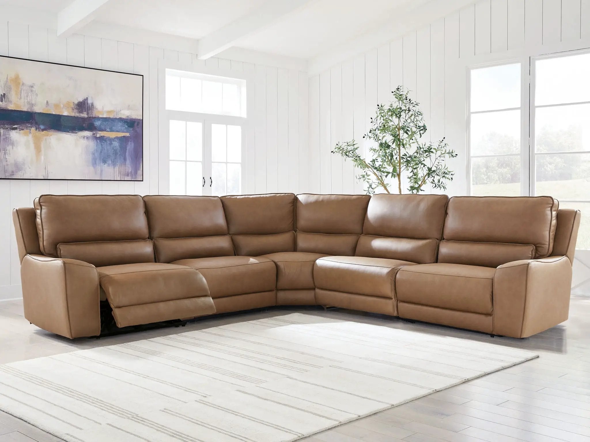 DeepWakes - Power Reclining Sectional by Unique Piece Furniture