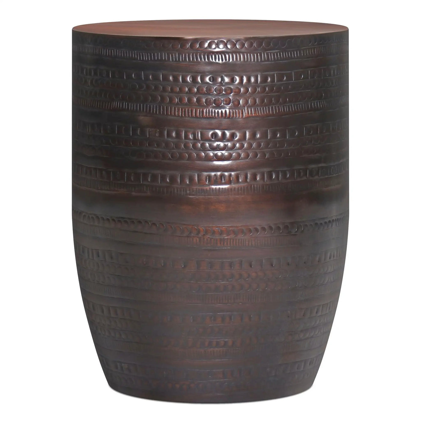 Johnsen - Handcrafted Large Metal Accent Table by HouseOfZazla