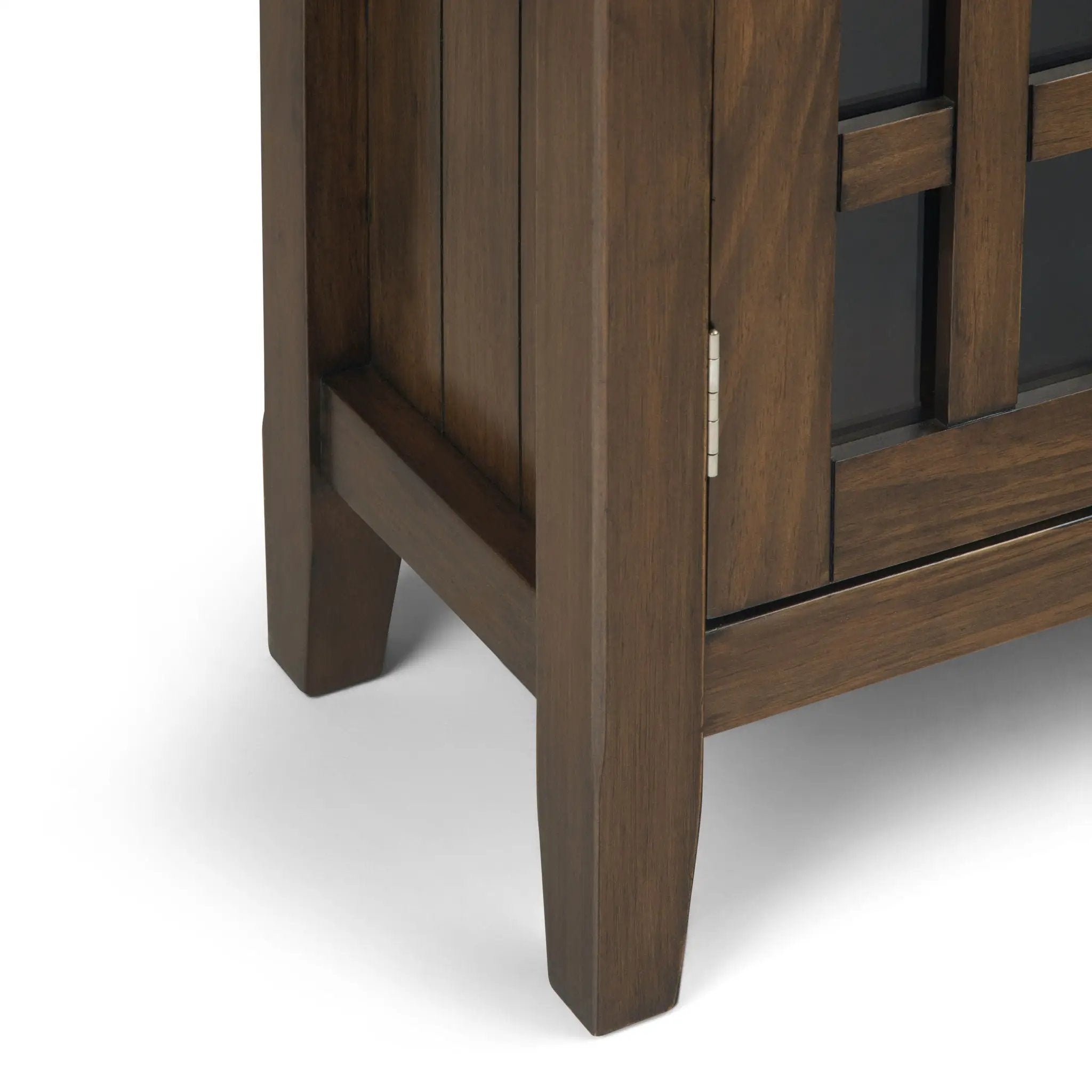 Bedford - Low Storage Media Cabinet - Rustic Natural Aged Brown by HouseOfZazla