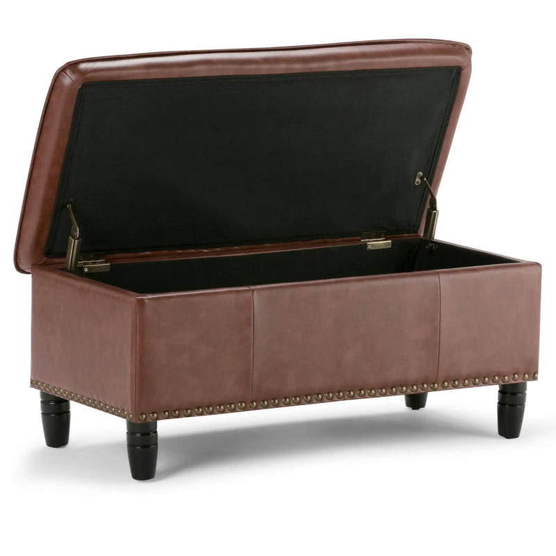 Emily - Storage Ottoman - Cognac by Unique Piece Furniture