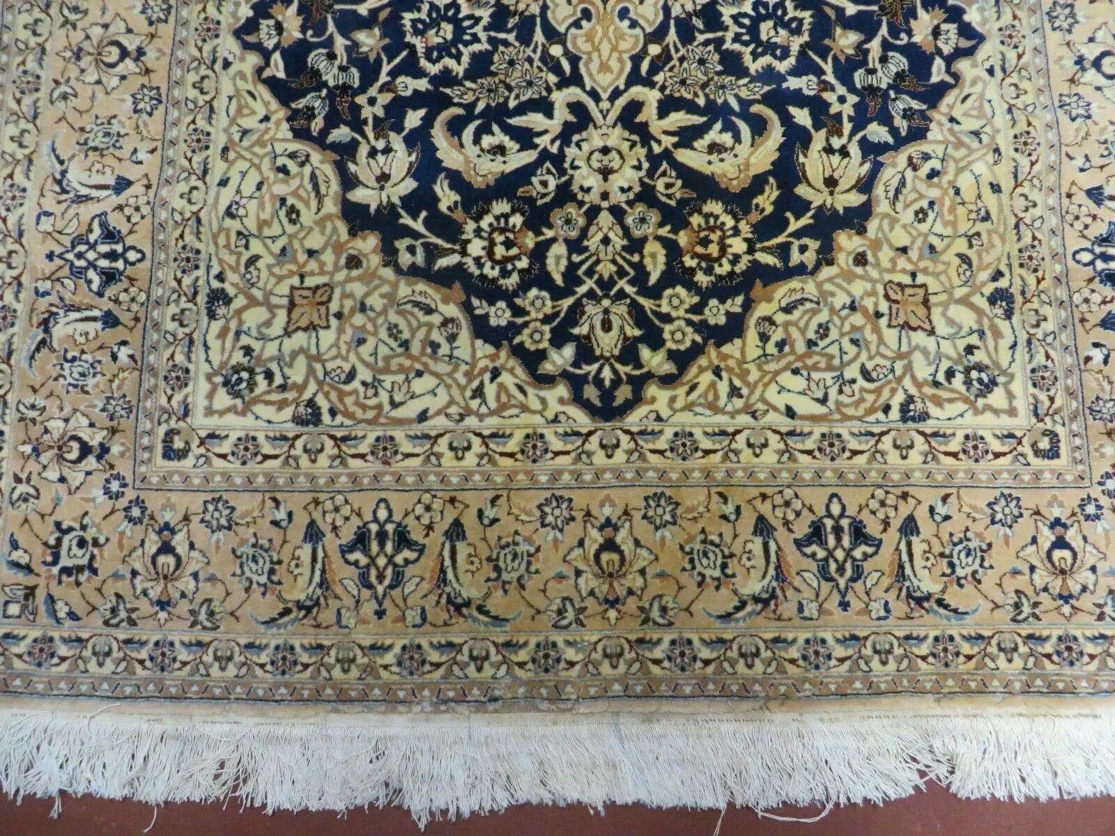 4' X 6' Handmade Ultra Fine India Floral Oriental Wool Silk Rug Hand Knotted by Jewel Rugs