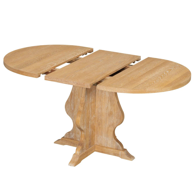 TREXM Farmhouse 5-Piece Dining Table Set by HouseOfZazla