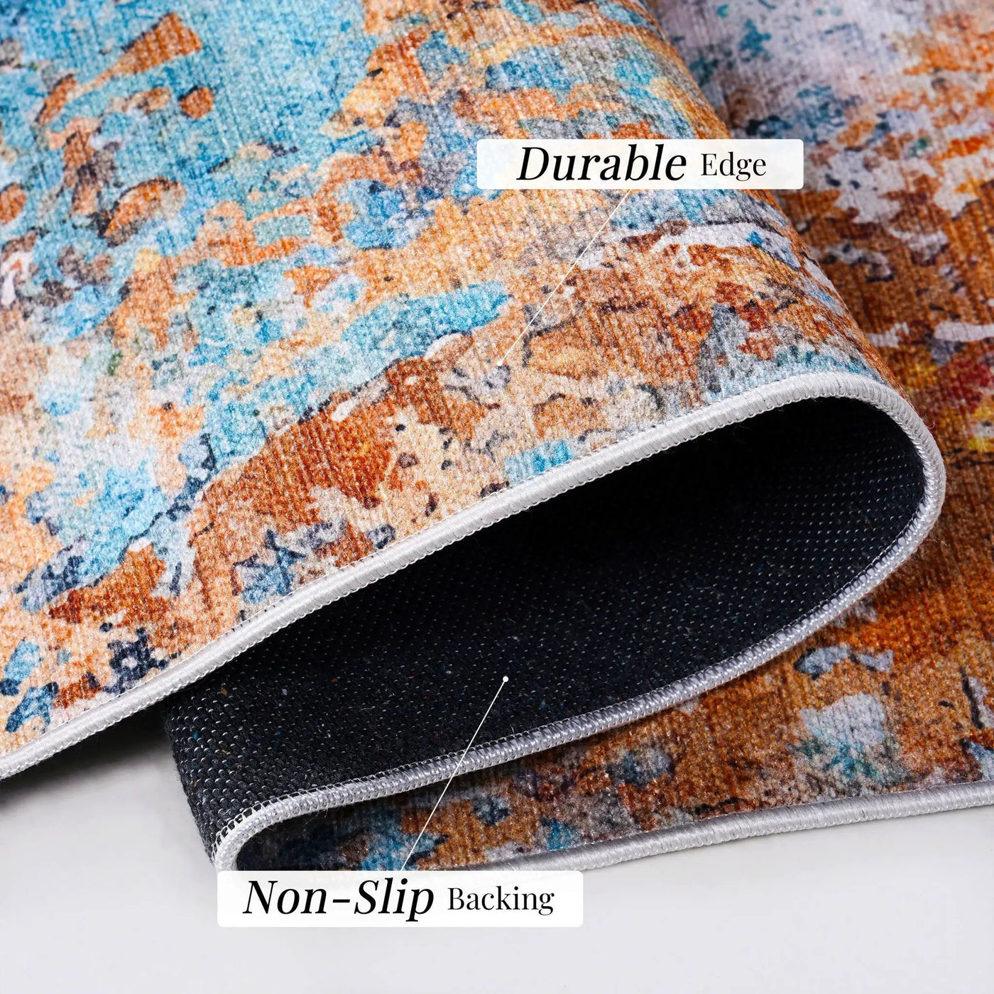 Maval - Abstract Washable Area Rug by HouseOfZazla