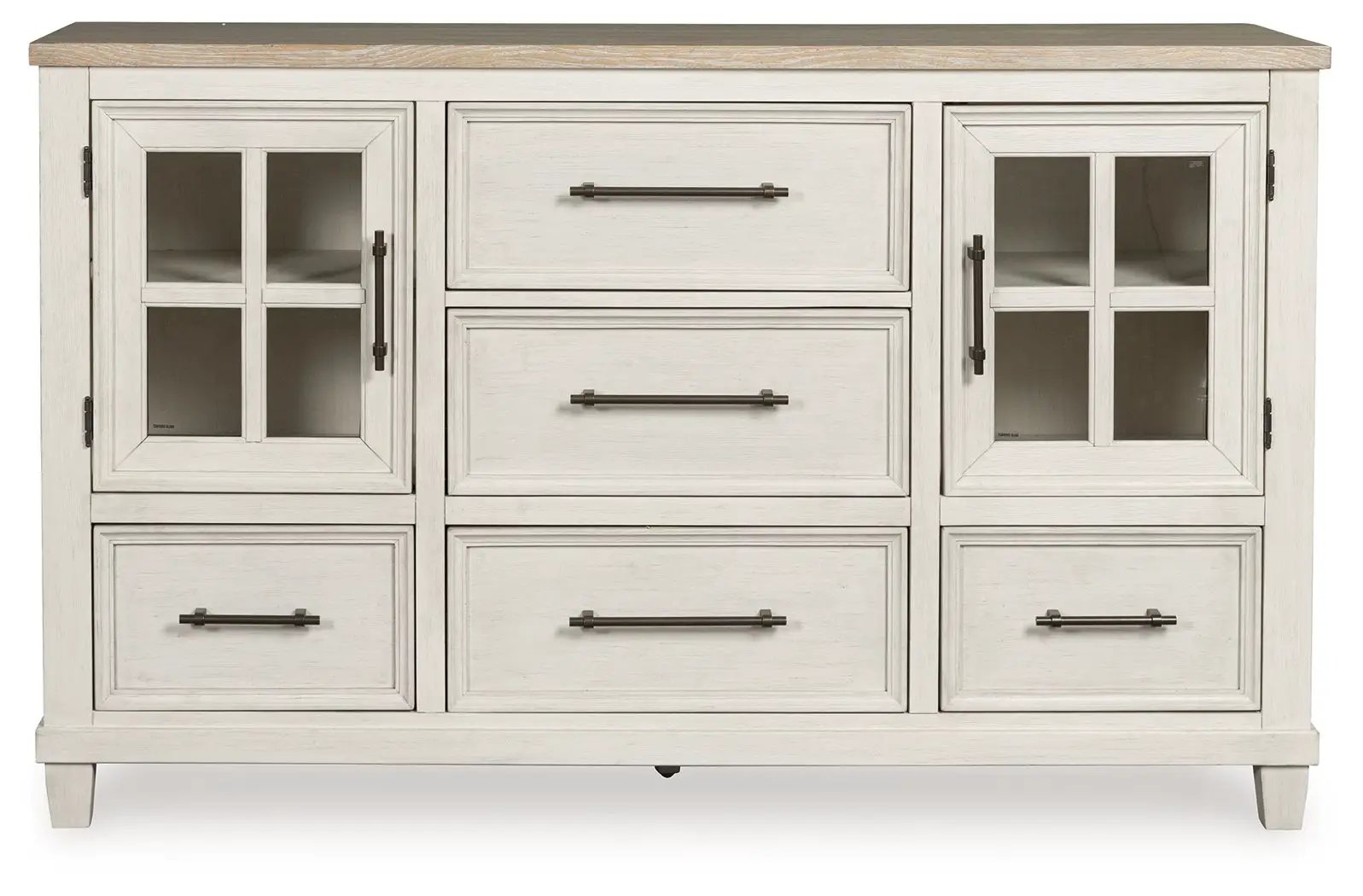 Shaybrock - Dresser - Antique White / Brown by Unique Piece Furniture