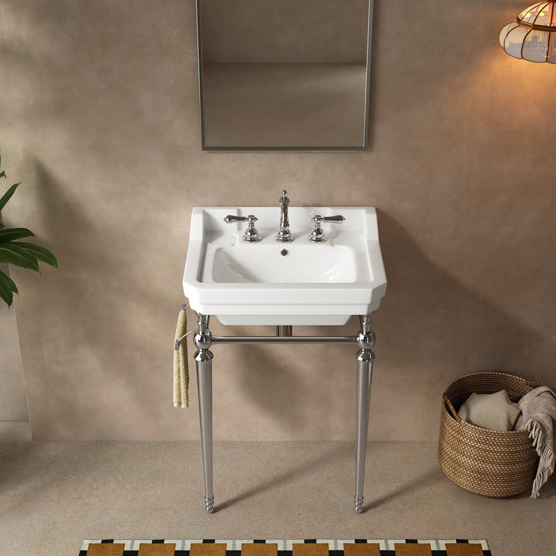 VICI 23" Bathroom Console Sink, Wall-Mounted by HouseOfZazla