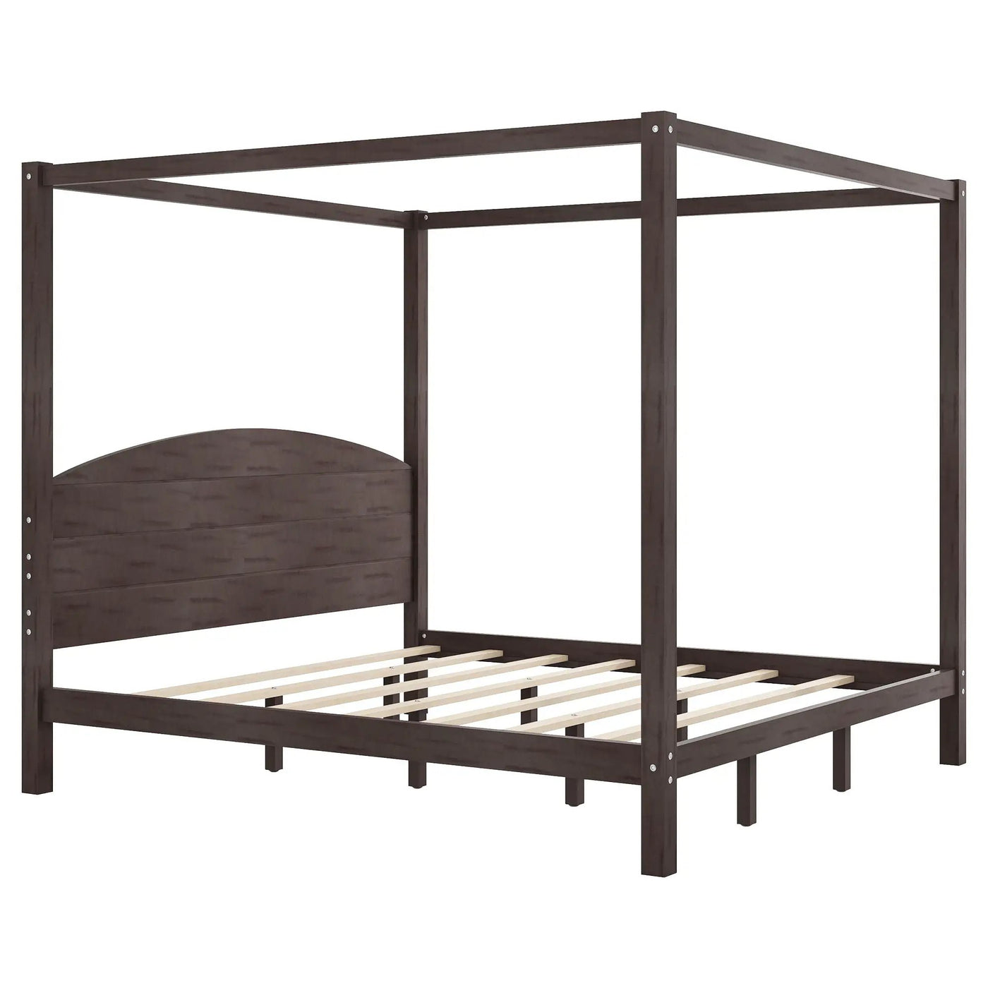 anopy Platform Bed With Headboard And Support Legs by HouseOfZazla