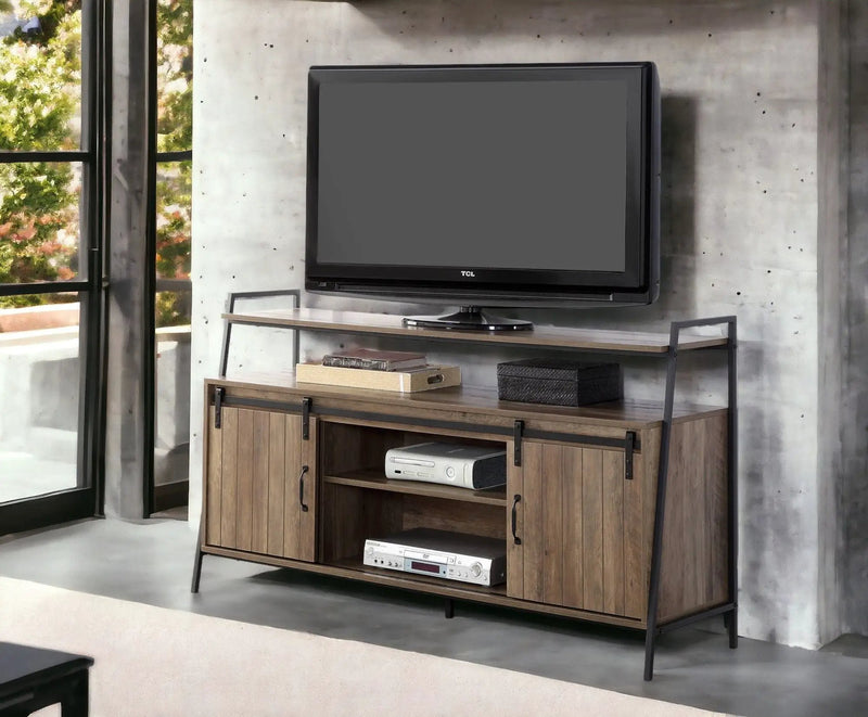 Rashawn - Rustic TV Stand - Oak by Unique Piece Furniture
