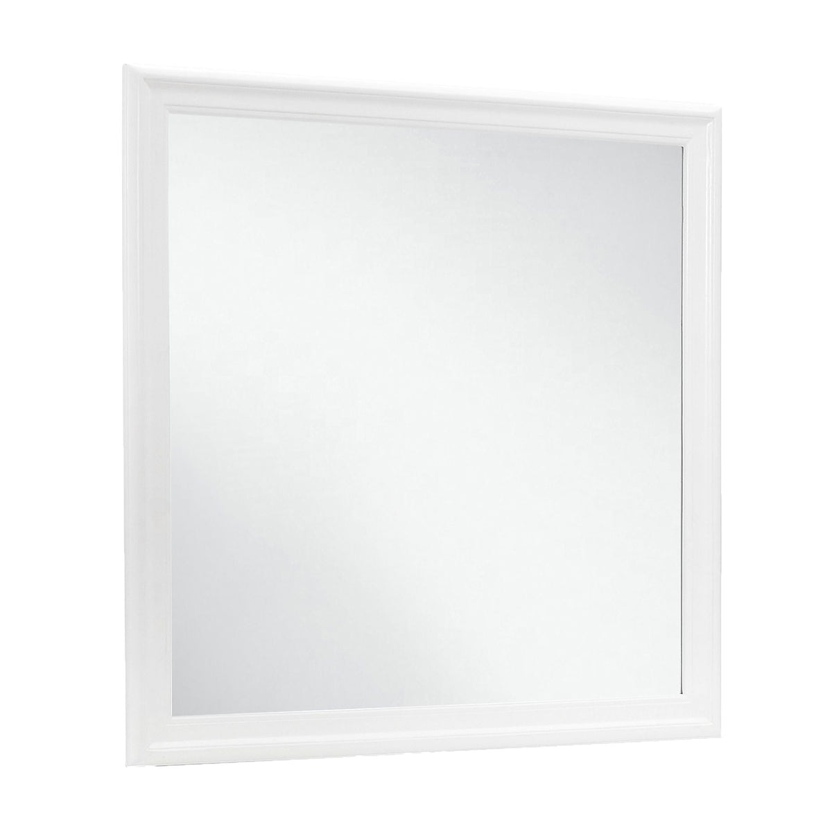 Charlston Mirror with Solid Wood Frame and Tempered Glass - Blue or White, photo 6 of 12