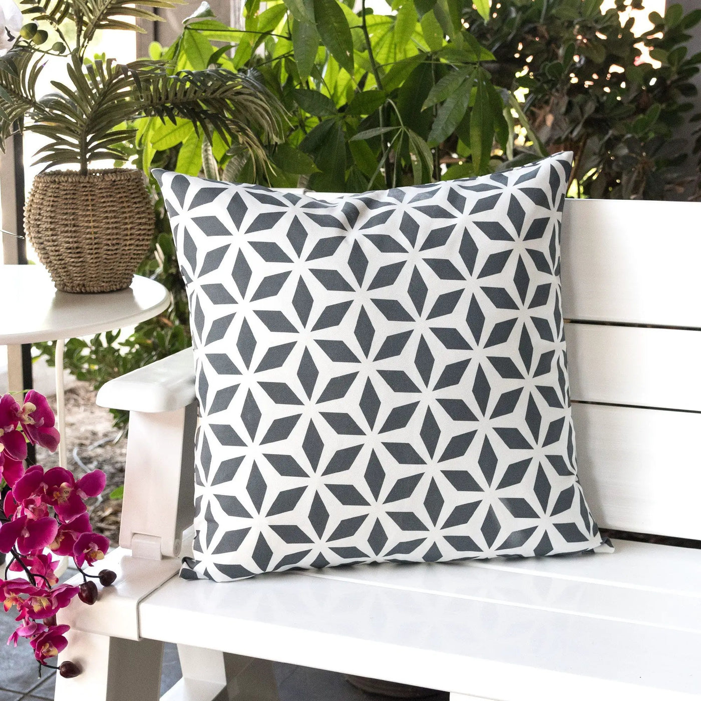 Crystal Burst - Outdoor & Indoor Pillow by HouseOfZazla