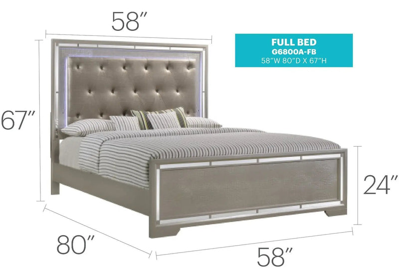 Alana - Stylish Bed by Unique Piece Furniture