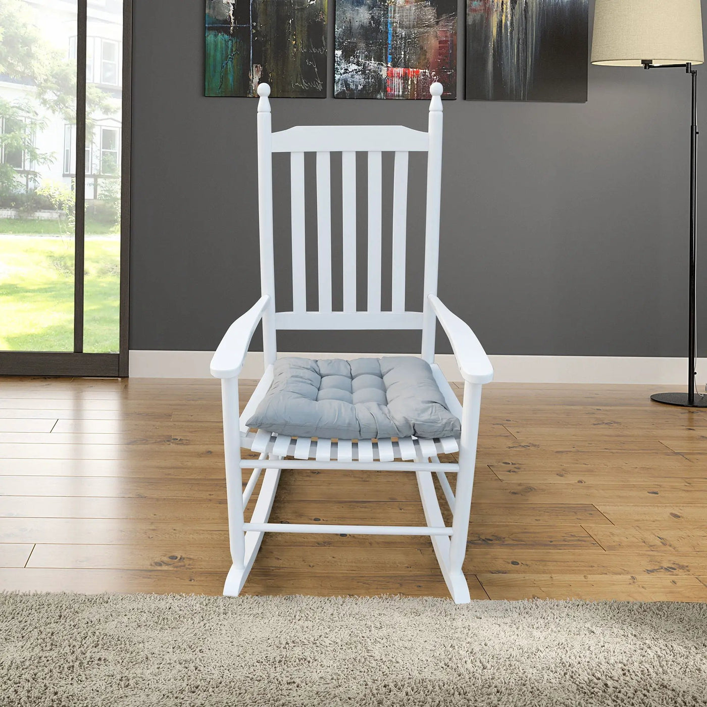 Wooden Porch Rocker Chair, Without Mat by HouseOfZazla