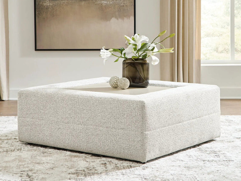 Ashbourne Estate - Oversized Accent Ottoman - Snowstone by Unique Piece Furniture