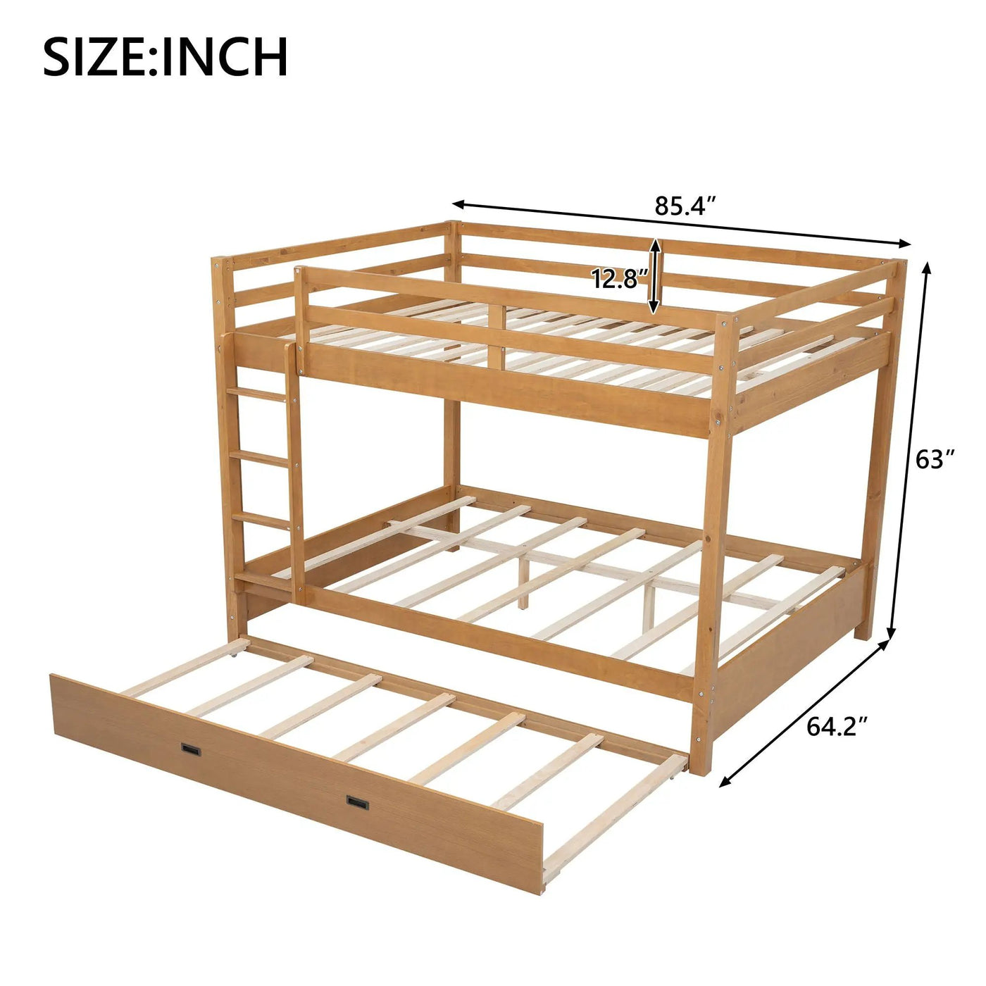 Sturdy Bunk Bed With Ladder by HouseOfZazla