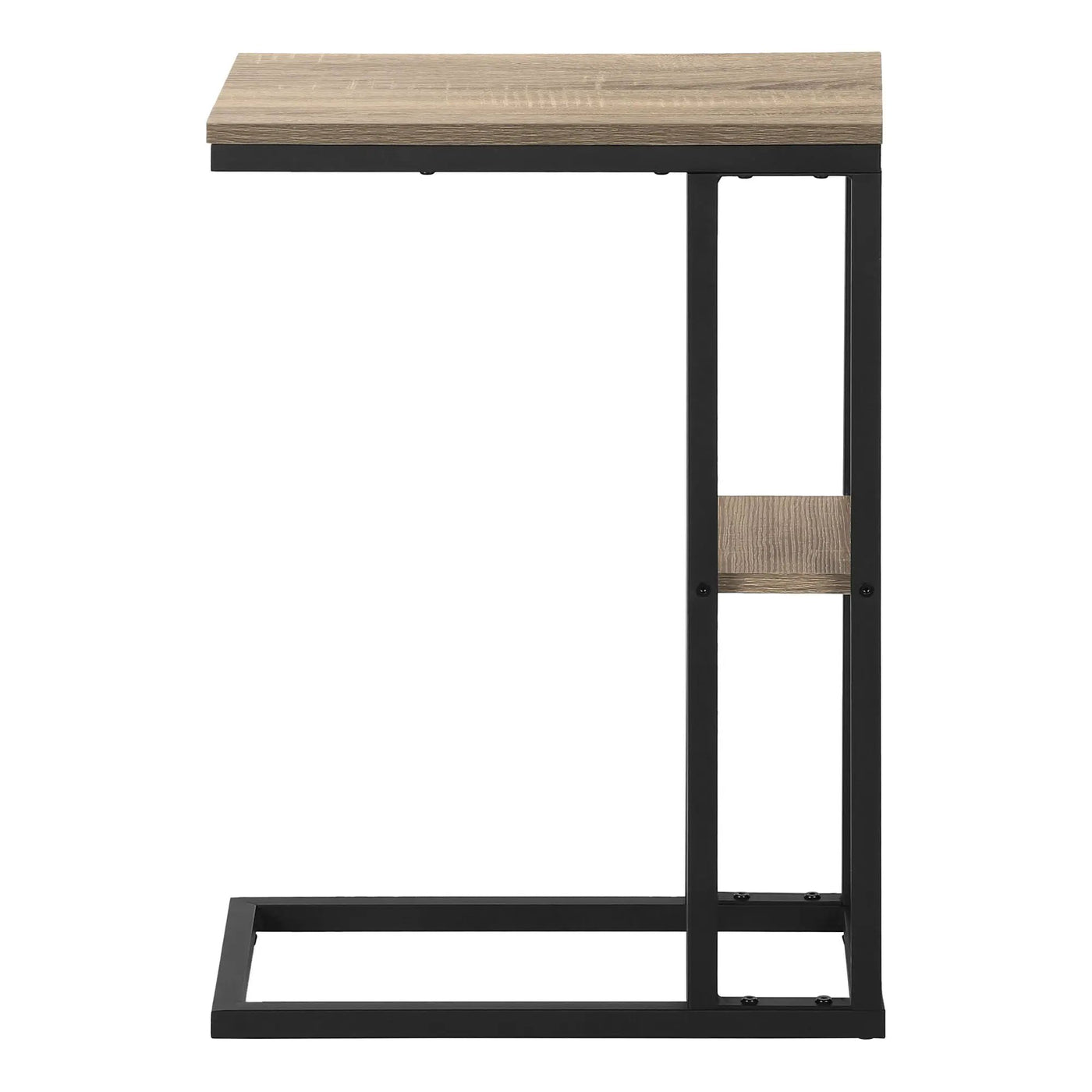 Accent Table, C - Shaped, Marble Look Contemporary & Modern Convenient Design by Unique Piece Furniture