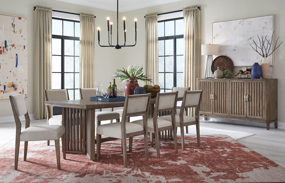 Kavanaugh - Trestle Dining Table - Weathered Kona Brown, photo 4 of 6