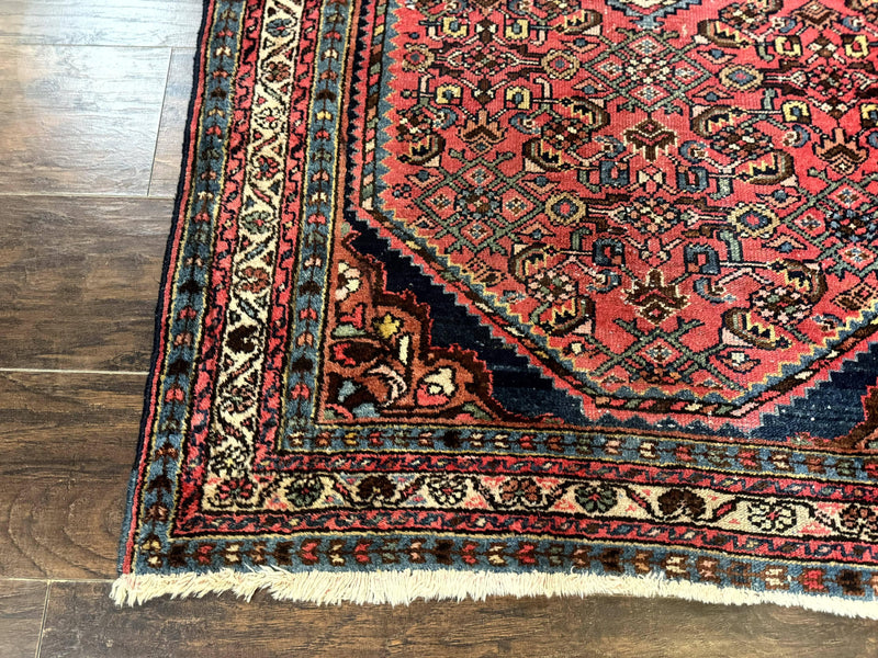 Antique Persian Tribal Rug 3.6 x 5, Hamadan Angelas Rug by Jewel Rugs