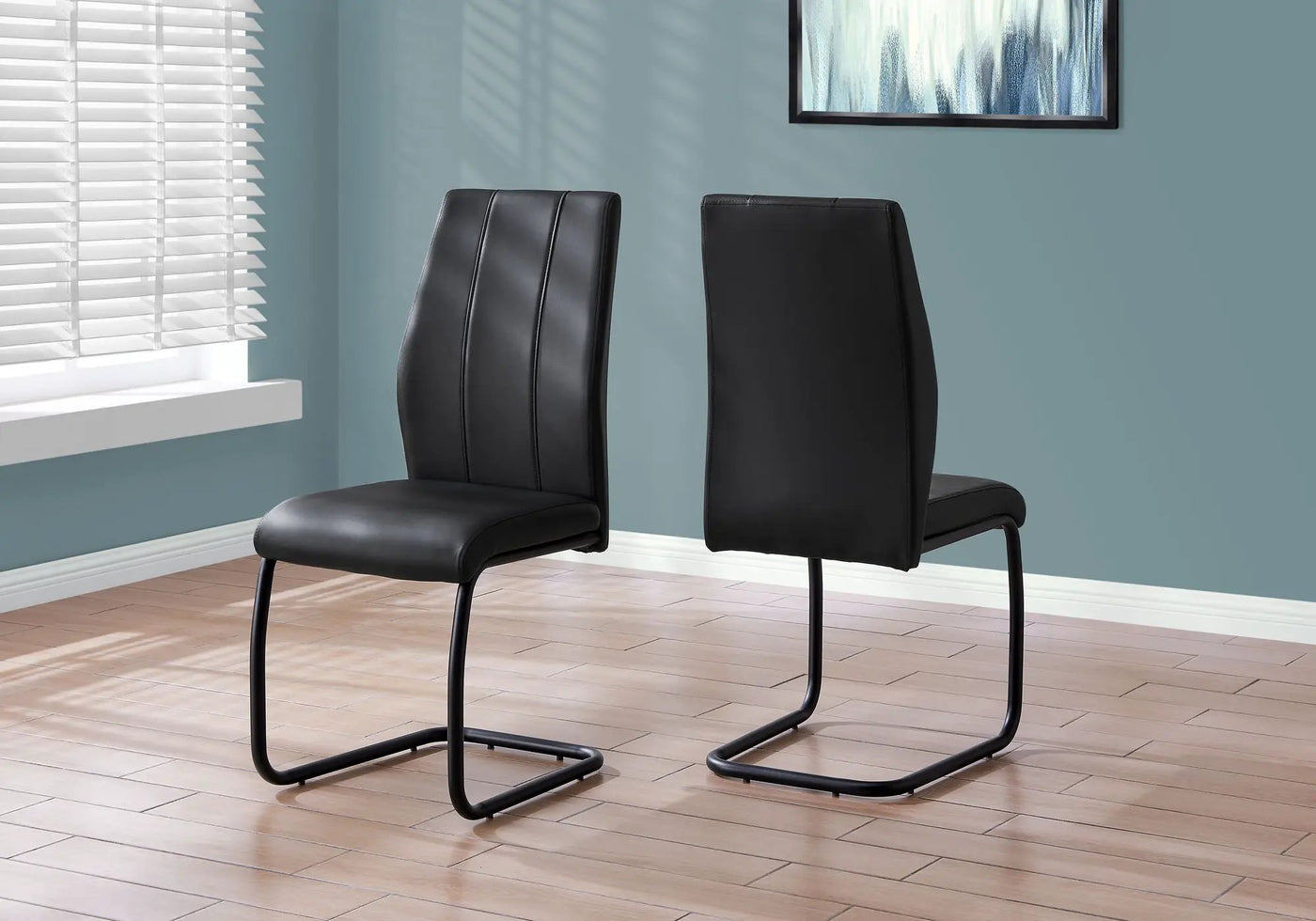 Dining Chair, Side, Upholstered For Dining Room, Contemporary & Modern (Set of 2) by HouseOfZazla