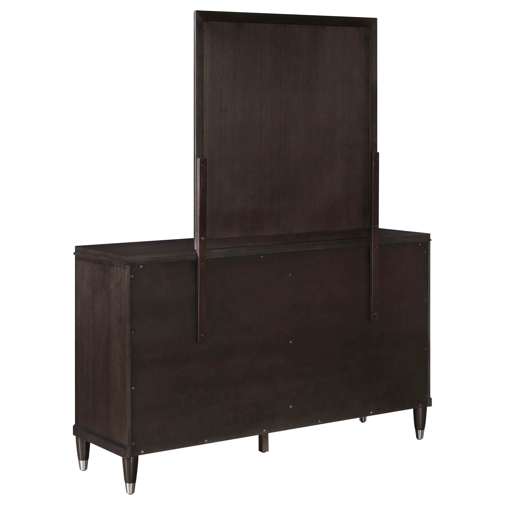 Emberlyn 6-drawer Dresser with Mirror Brown by Unique Piece Furniture