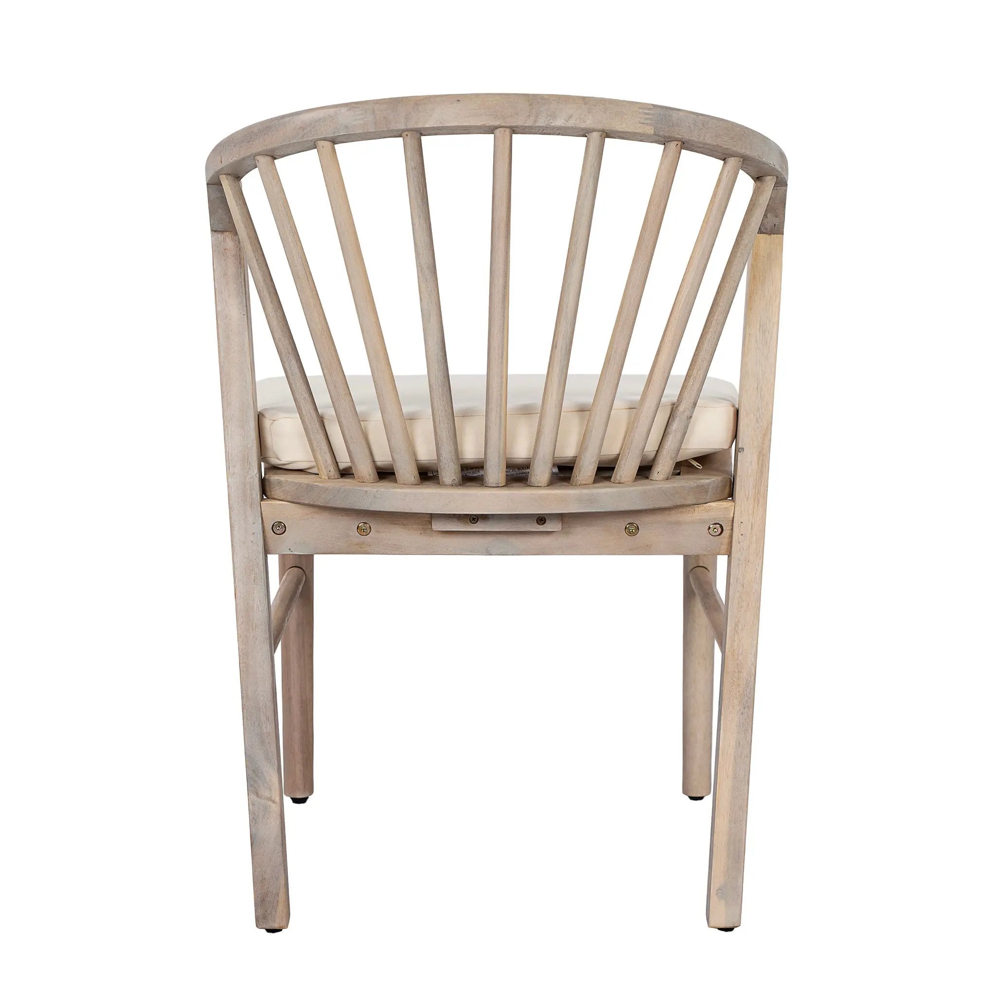 Outdoor Dining Chairs Set of 2, Acacia Wood Patio Chairs by HouseOfZazla