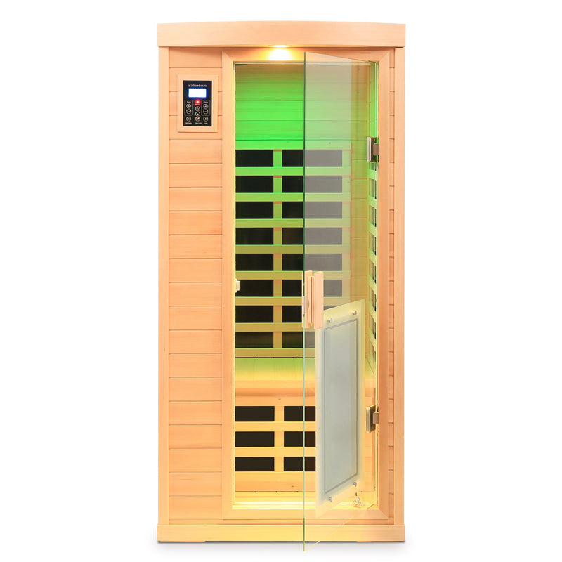 Low EMF Hemlock Wood Far-Infrared Indoor Sauna Room, photo 5 of 9