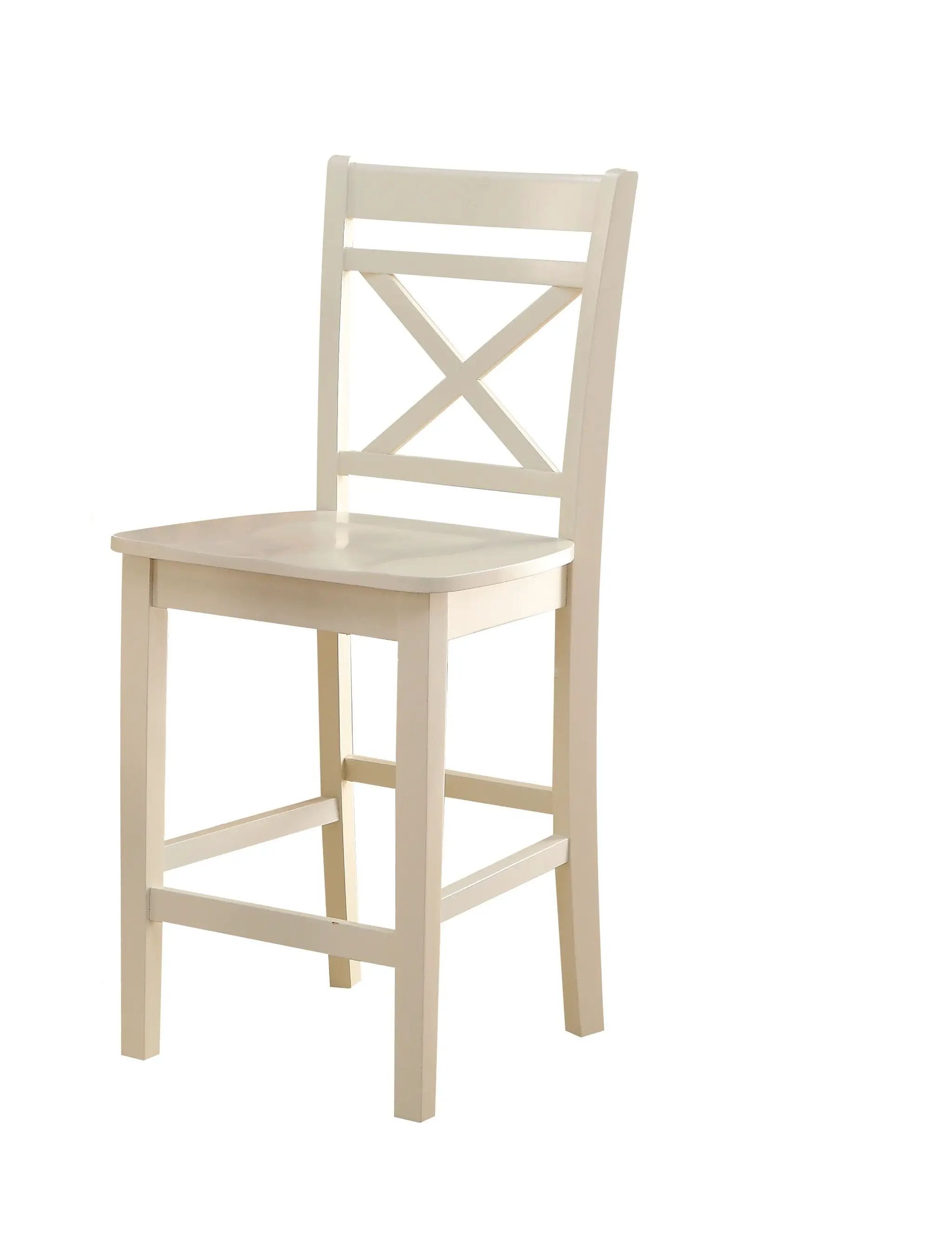 Tartys - Counter Height Chair (Set of 2) - Cream by Unique Piece Furniture