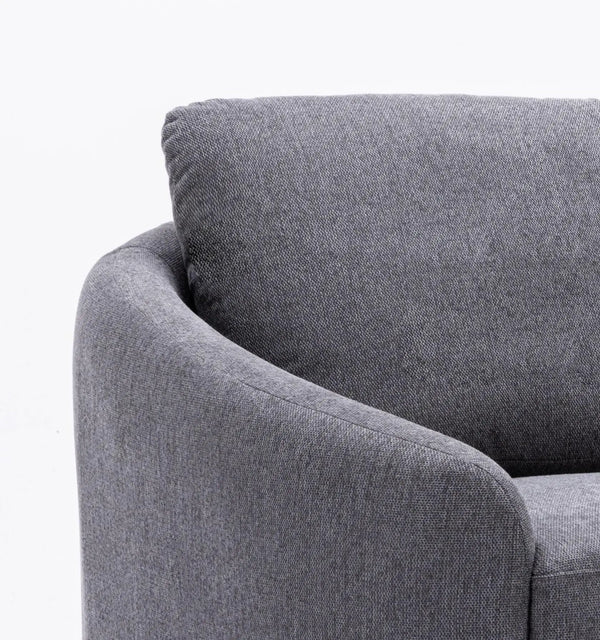 Yuina Linen Loveseat - Gray, photo 2 of 4