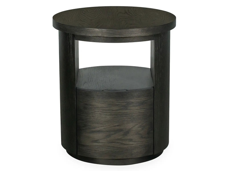Bosley - Round End Table - Coffee Bean by Unique Piece Furniture