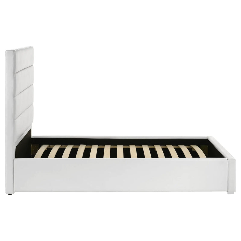 Felicity 53-inch Upholstered Twin Platform Bed White by Unique Piece Furniture